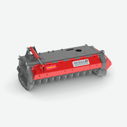 Der SEPPI E20 direct ist ein hochleistungsfähiger Forstmulcher, der speziell für den professionellen Einsatz entwickelt wurde. Dank seines Direktantriebs bietet er maximale Effizienz und eine außergewöhnlich hohe Widerstandsfähigkeit, ohne dass ein Keilriemenwechsel erforderlich ist. Dies sorgt für eine konstante Leistungsübertragung und minimiert das Risiko eines Ausfalls durch Antriebsüberlastung.
