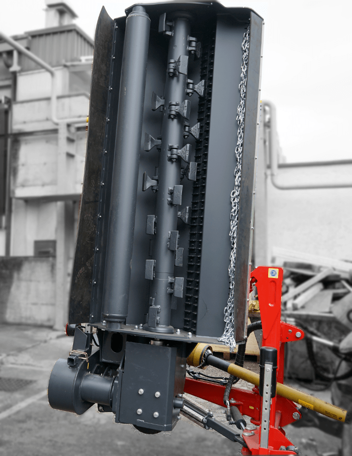 L7 flex - Rotor mit SMW-Schlägeln. Niedriger Kraftbedarf bei gleichzeitig maximalem Durchsatz dank HELIX ROTOR Technologie.
