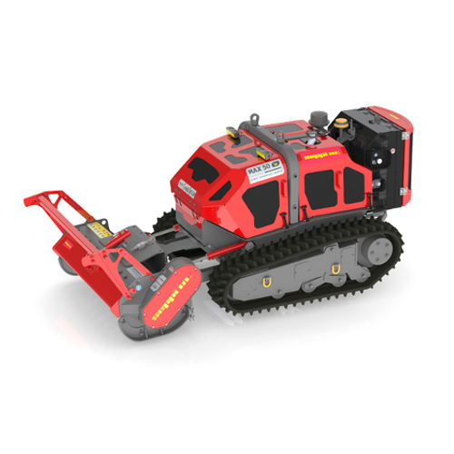 SEPPI ferngesteuertes Raupenfahrzeug MAX 50 le mit Forstmulcher