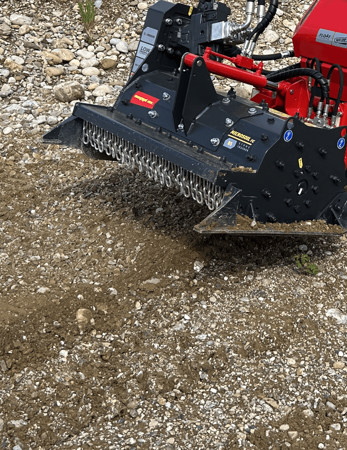 MAX 75 le - Ausgestattet mit dem SEPPI MICROSOIL rc zerkleinert die MAX 75 le zuverlässig Steine und Gesteinsbrocken direkt vor Ort.