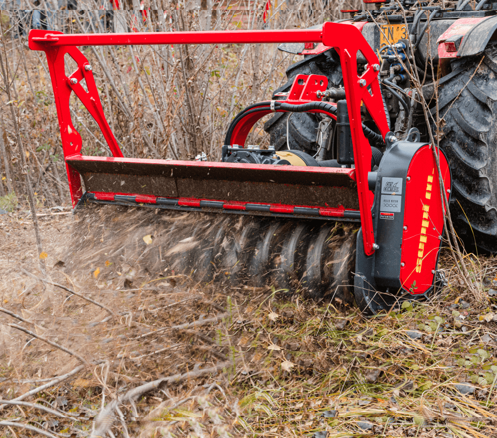MICROFORST pto - Die Rotoren mit Tiefenbegrenzer arbeiten schnell und sauber mit besonders feinem Ergebnis.