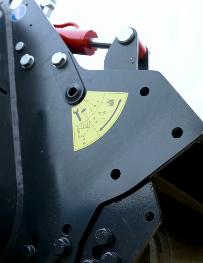 S7 compact - Auswurfhaube M-FLAP mit Einstellen des Zerkleinerungsgrades