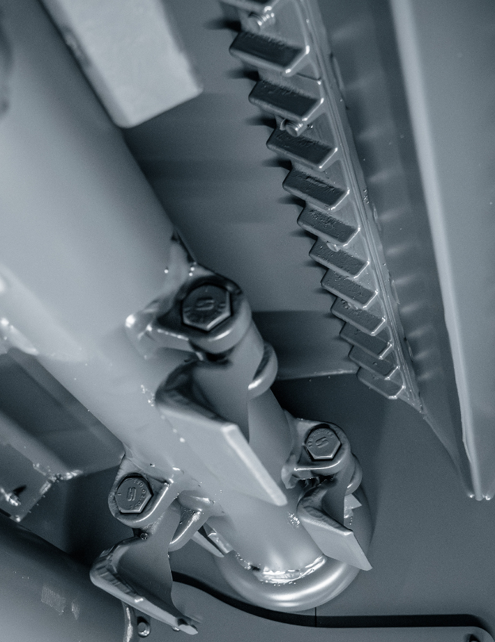 SMWA avs - Rotor mit SMW-Schlägeln. Niedriger Kraftbedarf bei gleichzeitig maximalem Durchsatz dank HELIX ROTOR Technologie.