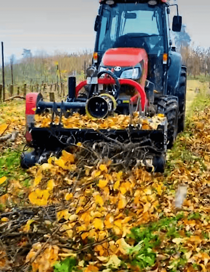 SMO pick-up greift Gras, Reisig und Schnittgut bis zu 5 cm Ø und zerkleinert es kraftvoll und sauber