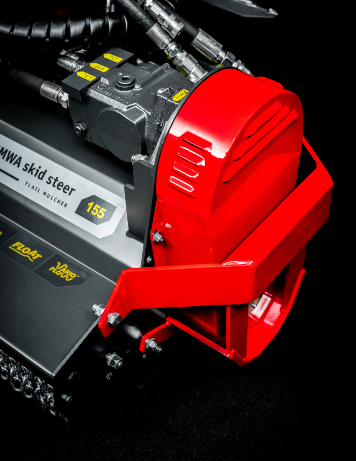 SMWA skid steer - Robuste Konstruktion aus hochfestem Stahl für hohe Widerstandsfähigkeit.