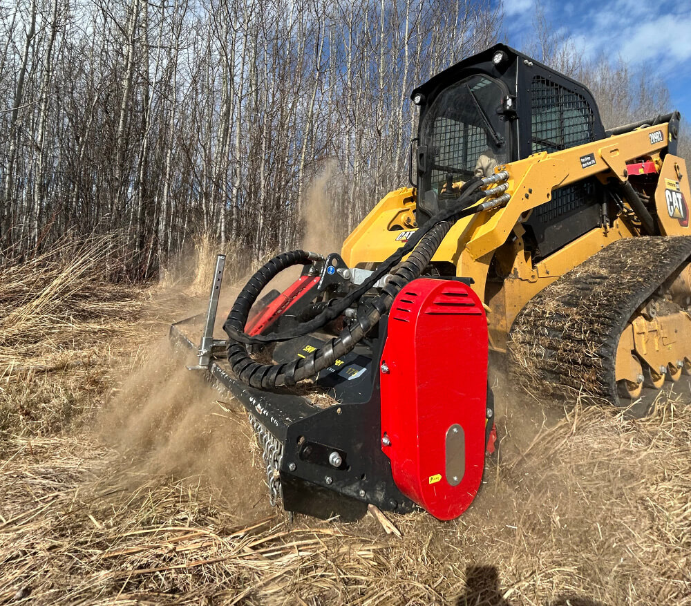 SMWA skid steer - Leichtes kompaktes und doch robustes Schlegelmulchgerät für Kompaktlader