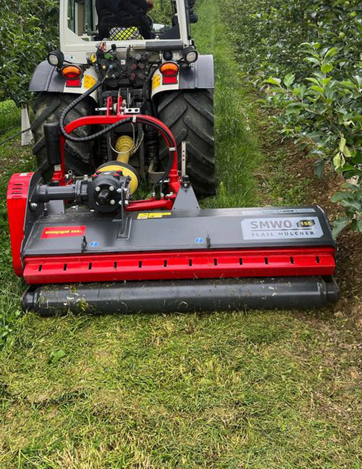 Leichter und wendiger Schlegelmulcher für Weinbau und Obstbau für Traktoren 30-65 PS